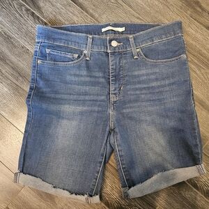 Levis Classic Blue Denim Women's Shorts 💙